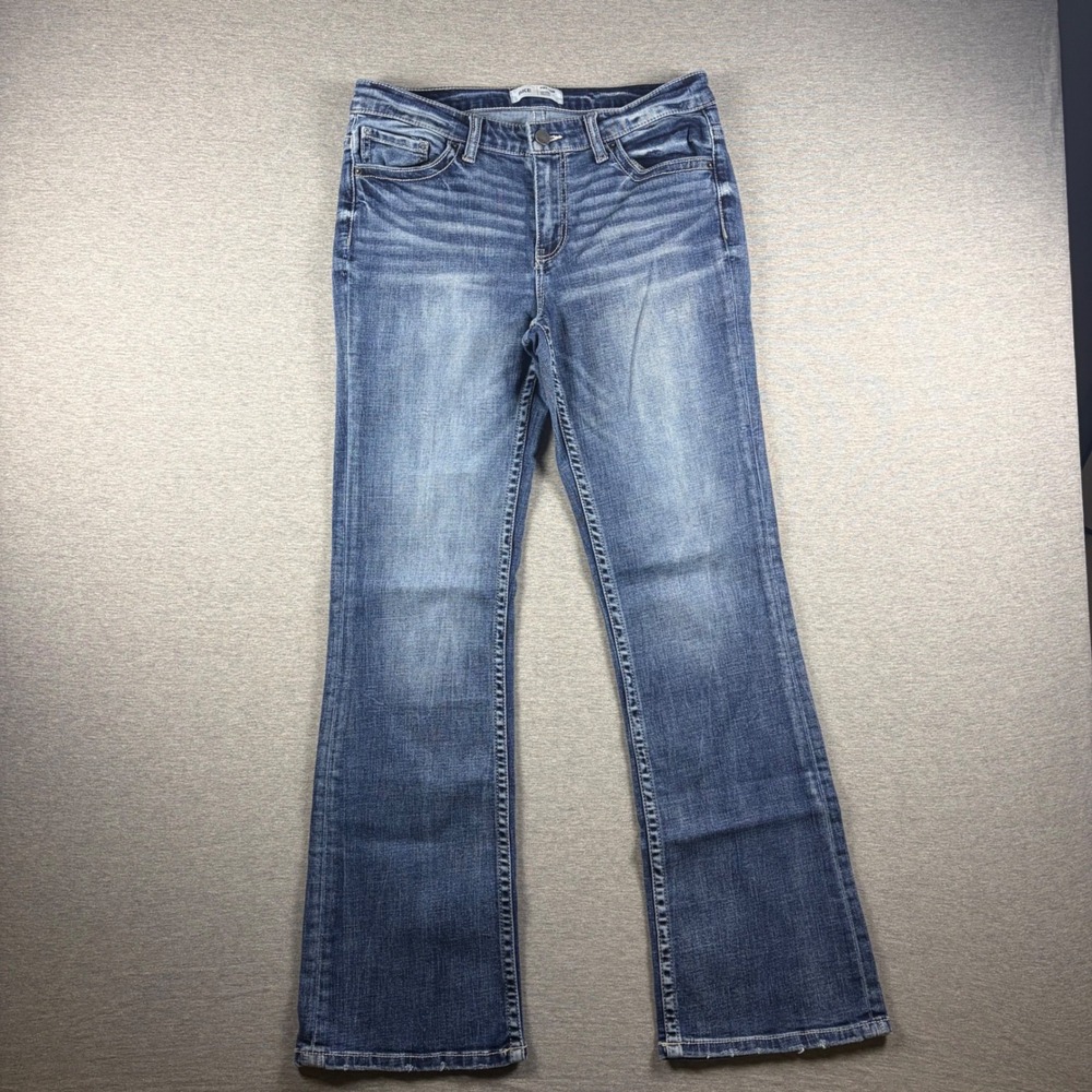 BKE Payton Bootcut Jeans 29x31.5 (Fits 31x30) Mid Rise Universal Fit Blue Denim